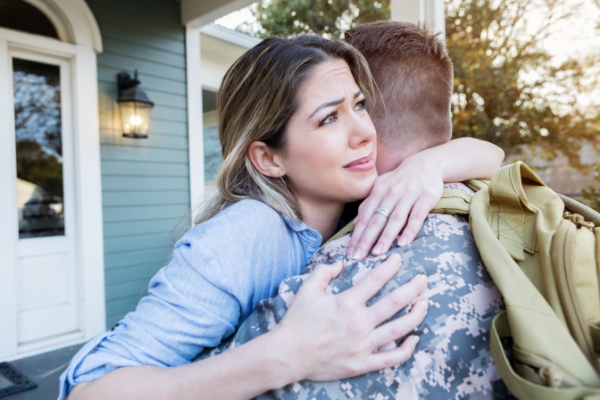 Military Wife and Soldier