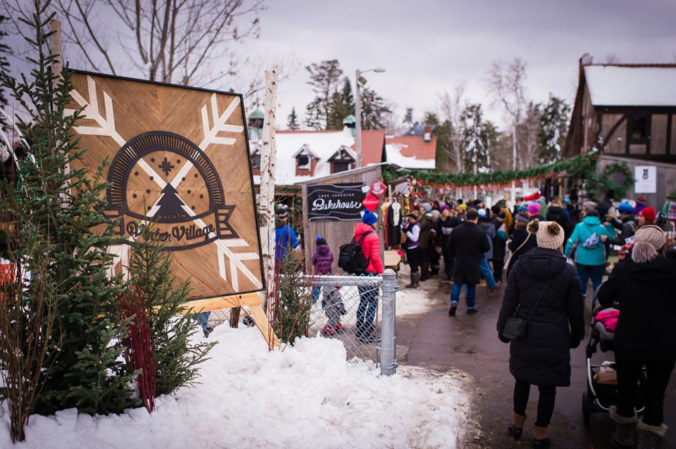 Our Annual Trip to the Duluth Winter Village | Duluth Moms Blog