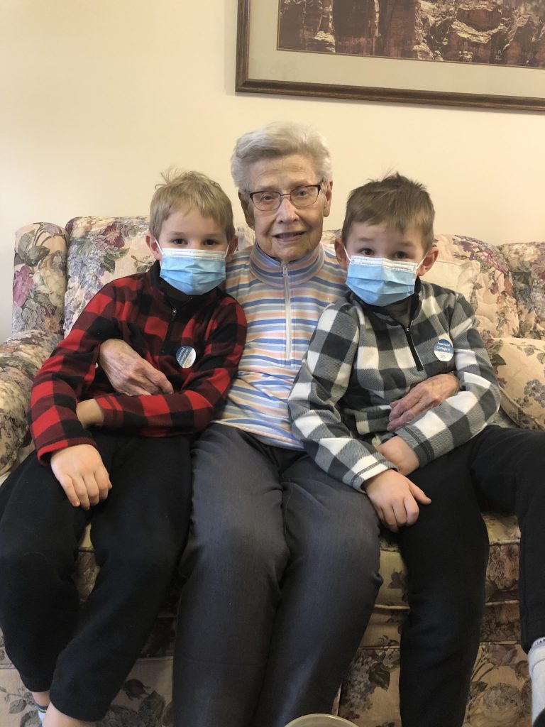 kids with their grandma Duluth Minnesota