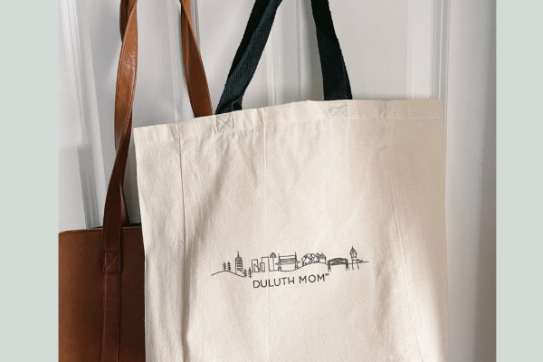 Duluth Mom Canvas tote bag